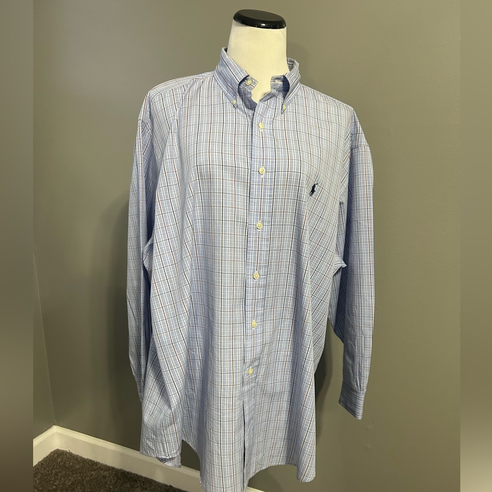 Ralph Lauren, men’s size17 cotton button-down shirt